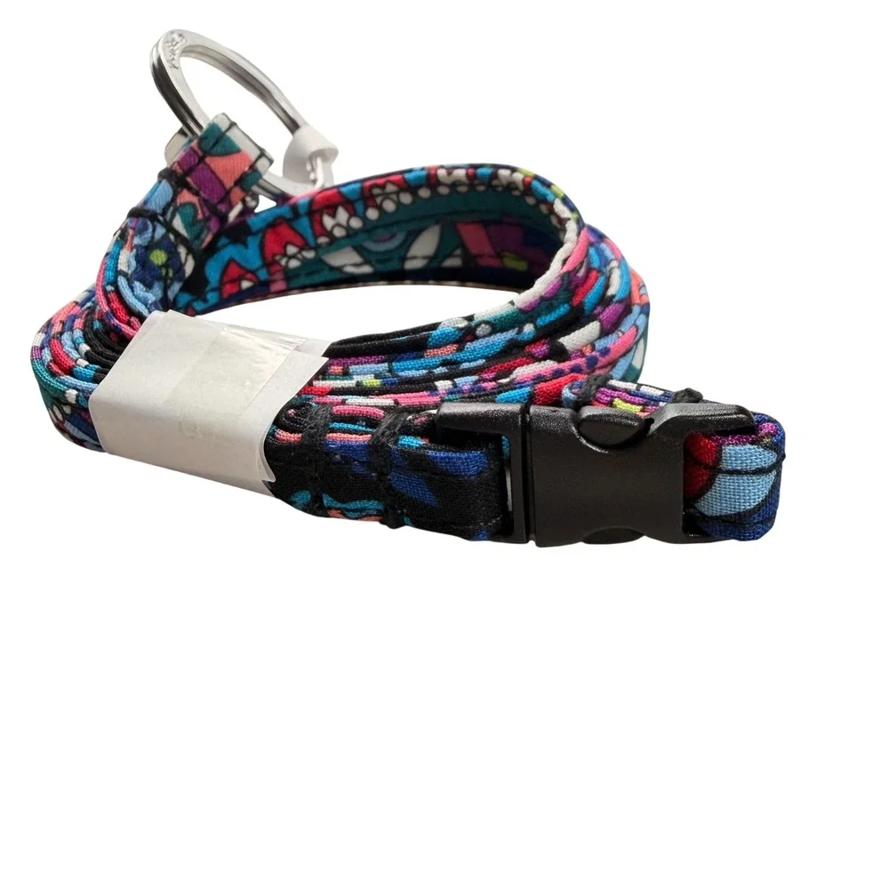 Vera Bradley Haymarket Paisley Breakaway Lanyard Bright Nurse Teacher Work Gift